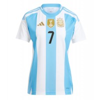 Dámy Fotbalový dres Argentina Rodrigo De Paul #7 Copa America 2024 Domácí Krátký Rukáv